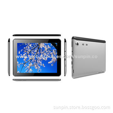 9.7-inch 3G Phone Tablet PCs, MTK8389 IPS Panel with Wi-Fi, BT, Built-in 3G, FM, GPS, Android 4.2